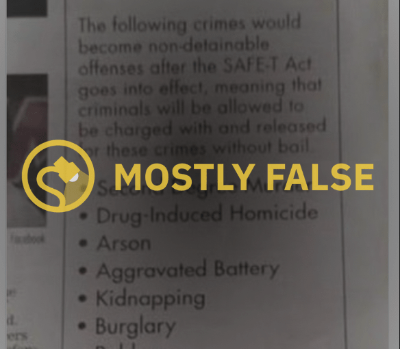 Does Illinois’ SAFET Act Make Some Violent Crimes NonDetainable
